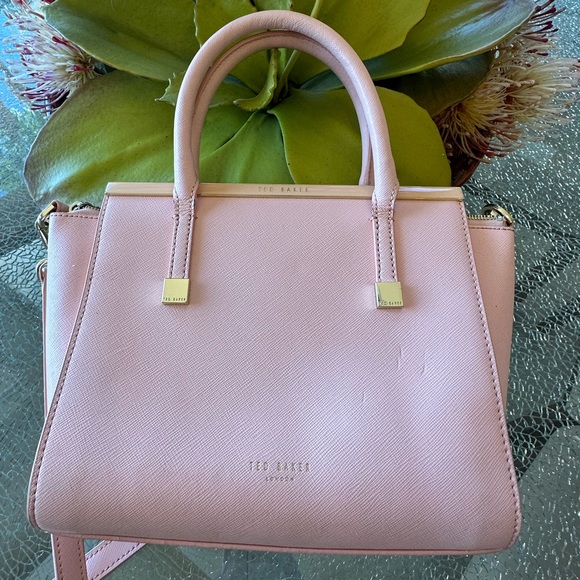 Ted Baker Handbags - Beautiful Pink Ted Baker Handbag W/ removable long strap. EUC